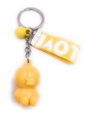 Anatra Gialla Pulcino Chicken Gallo Portachiavi