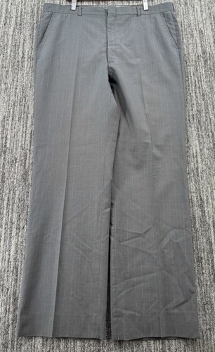 Pantalone bootcut gessato