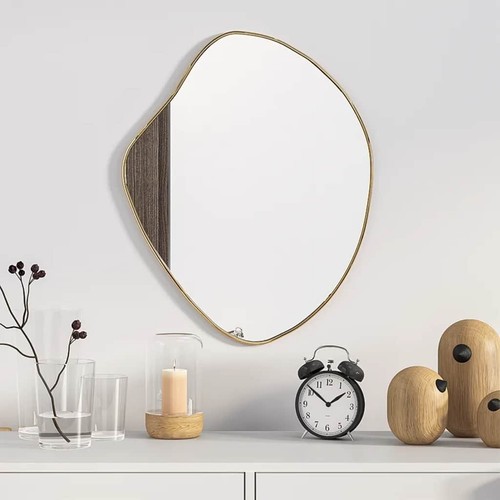 Specchio parete dorato - parete,