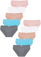 10 slip bambina mutande