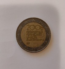2 Euro - 2008 PRESIDENCE FRANCAISE UNION EUROPEENNE RF - 2€ Moneta Francese Rara