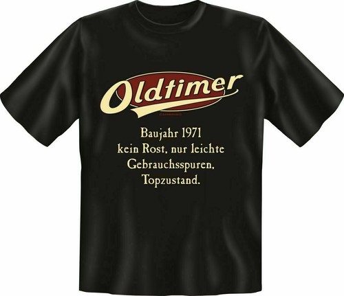 Shirt compleanno oldtimer - t-shirt,