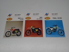 VILLA TRIAL 50/80-350 SIX DAYS-250 CROSS 3 DEPLIANT BROCHURE PROSPEKT MOTO (Y43)