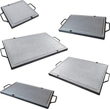 Piastra in Pietra Lavica Bistecchiera con Telaio e Pietra Naturale Spessore 2 cm