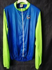 GIACCA MANTELLINA CICLISMO CYCLING ROAD VERDE BLU XXL