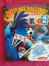 ALBUM DI FIGURINE TUTTI NEL PALLONE RIO 2 SIMPLY - COMPLETO