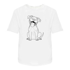 T-shirt unisex 'Happy Pit Bull