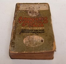 Annuario vinicolo d'Italia edizione 1925 - 1926 Unione Italiana Vini - Milano