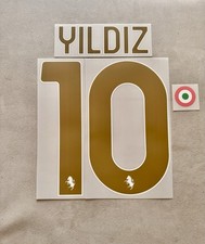 YILDIZ JUVE NOME+NUMERO TERZA MAGLIA +COCCARDA COPPA ITALIA 2024-2025