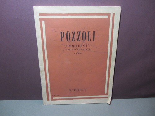 Pozzoli solfeggi parlati e - parlati,