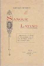 SANGUE LATINO di Gaetano Cifarelli 1918 Vecchi Trani libro I guerra mondiale