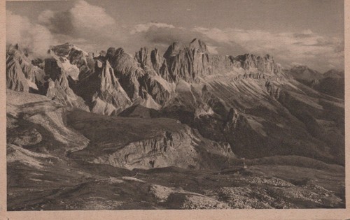 Cartolina bolzano vista - bolzano, dallo