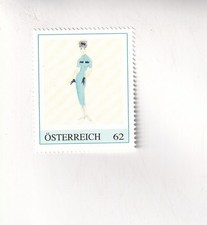AUSTRIA francobollo PM MODE anni 50 ABITO DI LANA disegno di moda nuovo di zecca