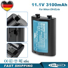 Batteria 3100 mAh EN-EL4 EN-EL4e EN-EL4a per Nikon D2X D2Xs D2H D2Hs D3 D3S D3X F6