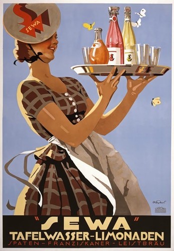 Poster vintage sewa limonata - sewa,