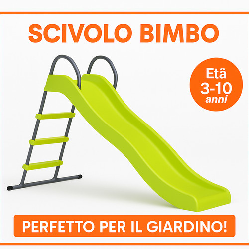 Scivolo giardino gioco - scivolo,