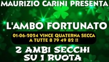 Metodo al gioco del lotto vincente AMBO FORTUNATO