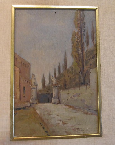 1920 olio tavoletta - su,