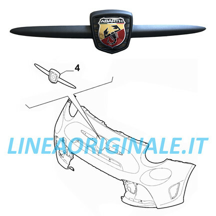 Modanatura fregio anteriore - modanatura,