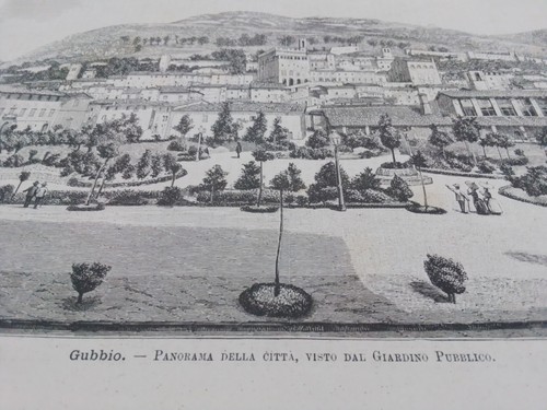 1891 gubbio panorama - panorama, _