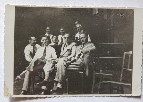 Cartolina foto gruppo di - ,
