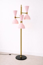 Lampada da terra vintage metà