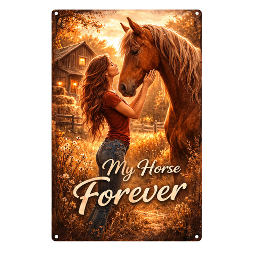 Targa latta horse forever - targa,