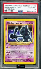 Pokémon PSA 10 Shining Mewtwo Holo Neo Destiny 1st Edition #109/105 Eng