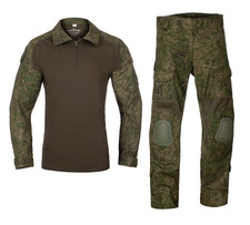 Invader gear set uniforme combat militare softair mimetica digital flora russian
