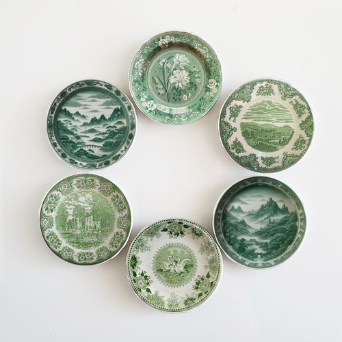 Set piatti vintage salice