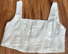 Canotta corsetto Zara ricamata