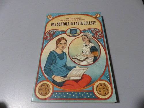 Una scatola latta - una, celeste