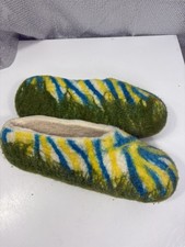 Handmade Felted Wool Slippers