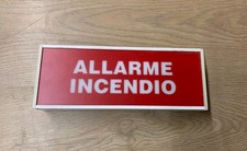 PANNELLO  OTTICO ACUSTICO - ALLARME INCENDIO-12/60 VDC - LEGGERE LA DESCRIZIONE
