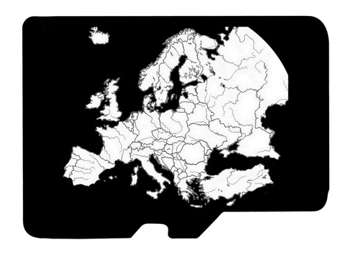 Topo europa mappa - topo, microsd