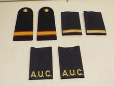 DISTINTIVI SPALLINE MOSTRINE disuso AUC gradi alamari fregio ESERCITO ITALIANO