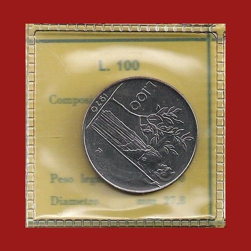100 lire 1970 minerva - minerva,