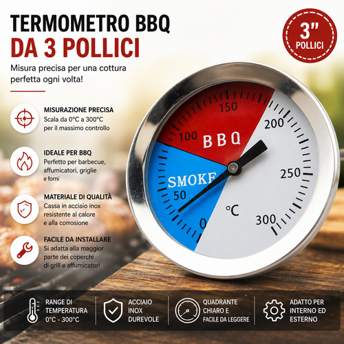 Termometro per barbecue - termometro,