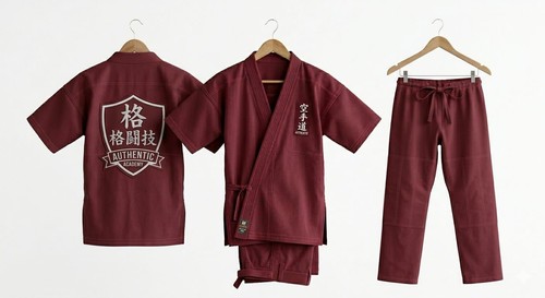 Premium maroon taekwondo - premium,