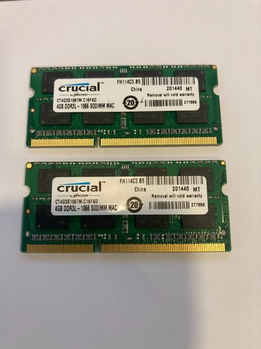 Crucial 4 gb ddr3l - 2x,