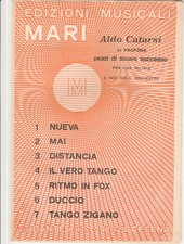 Spartito musicale ALDO CATARSI