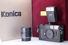Konica Hexar RF Set 50mm + Flash in Mint Condition With Box