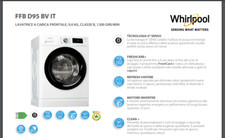 LAVATRICE WHIRLPOOL 9 KG MOD: FFB D95 BV IT