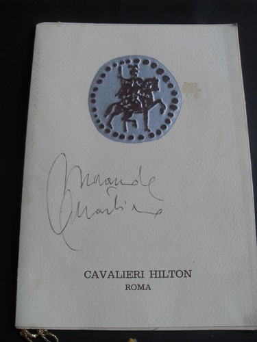 Autografo miranda martino - miranda,