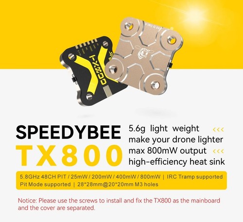 Speedybee tx800 vtx - tx800, 48ch