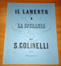 Golinelli Stefano, Il lamento