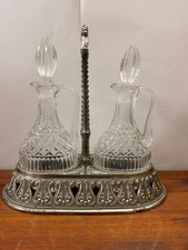 Set olio e aceto in cristallo