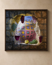 Grande dipinto olio - ad,