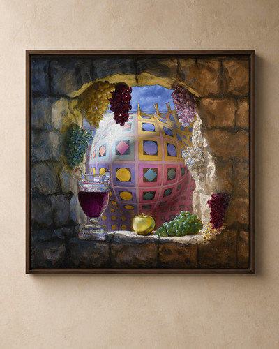 Grande dipinto olio - ad,