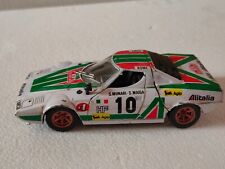 Burago  LANCIA STRATOS  n. 0108 Alitalia Rally Montecarlo  Munari Maiga